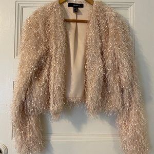 Forever 21 champagne sweater size S